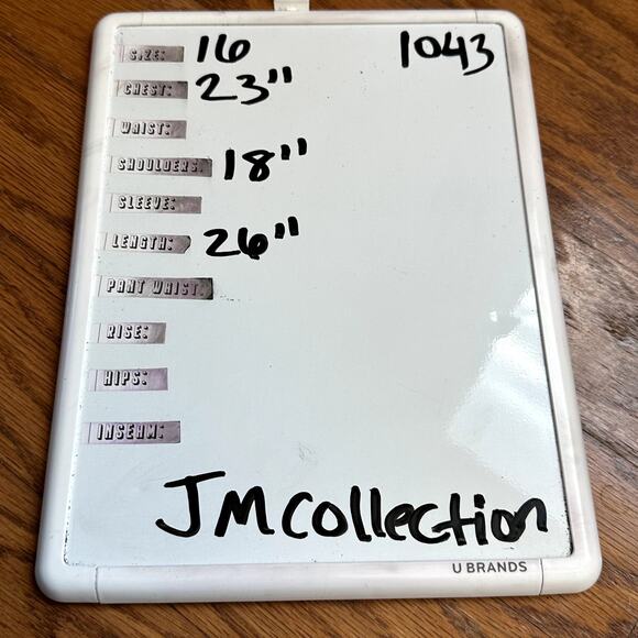 JM Collection Linen Blazer Womens 16 Beaded Black Rhinestones Party Wedding - Picture 5 of 5